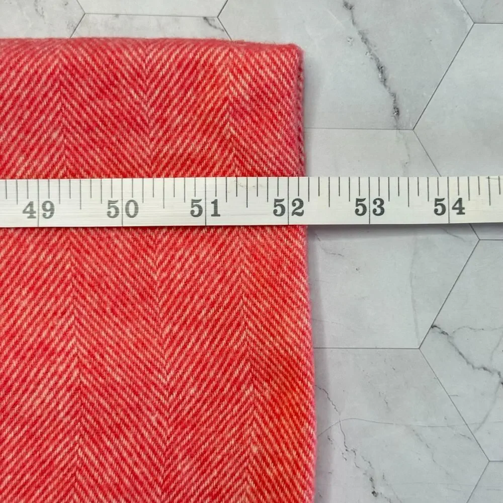 Lands Downunder Throw Blanket Pink Herringbone 52x60